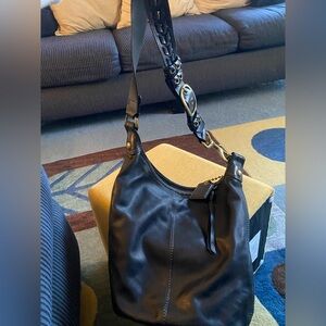 Authentic Coach Vintage Bleecker Duffel Bucket Leather bag XL